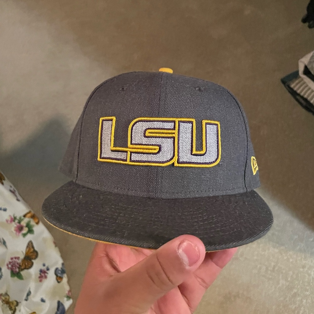 LSU New Era fitted hat